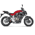 LINEA DE ESCAPE AKRAPOVIC YAMAHA MT-07 / FZ-07 / R7 / XSR700 2014-2026 INOX RACING