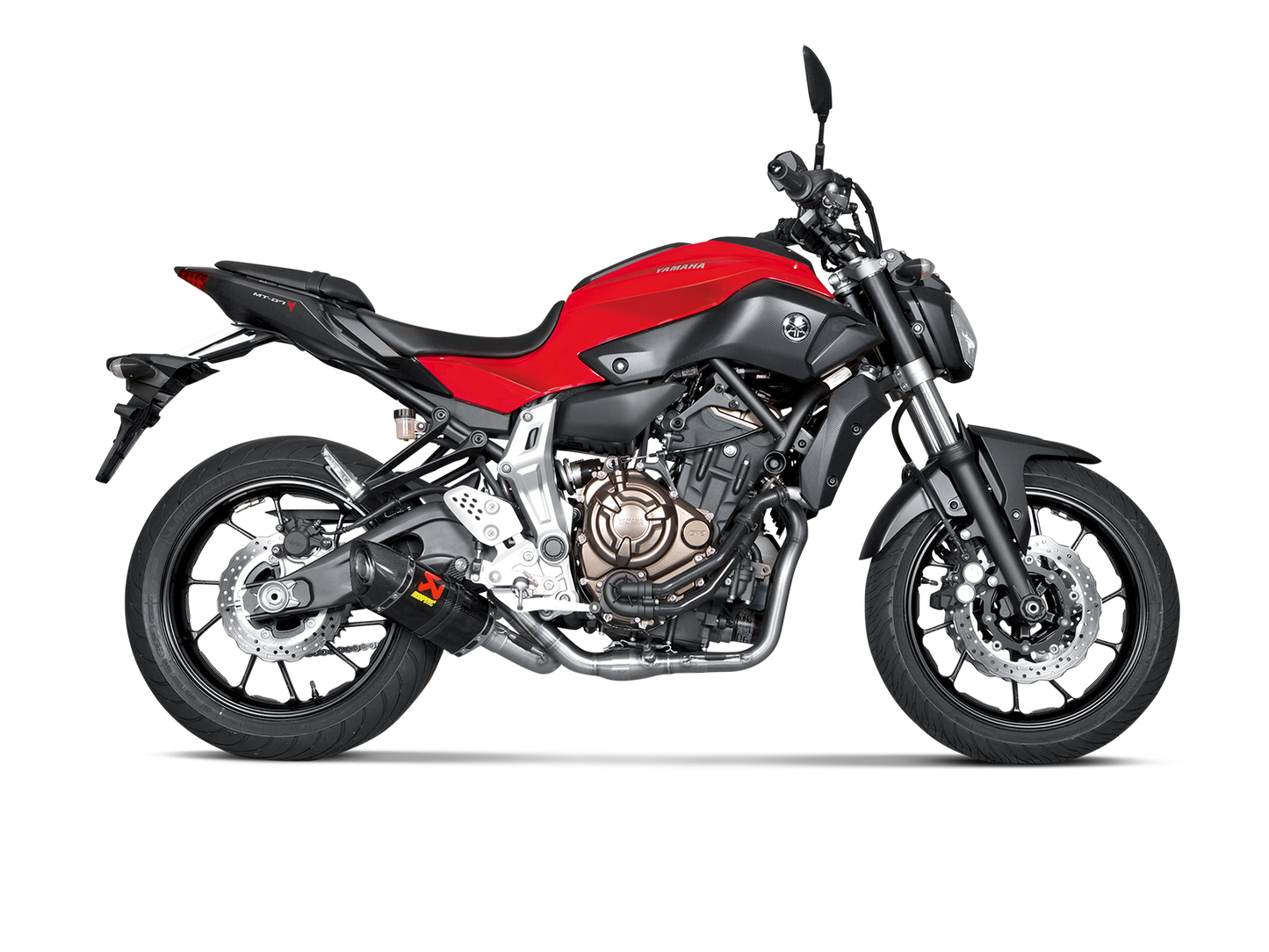 LINEA DE ESCAPE AKRAPOVIC YAMAHA MT-07 / FZ-07 / R7 / XSR700 2014-2024 INOX RACING