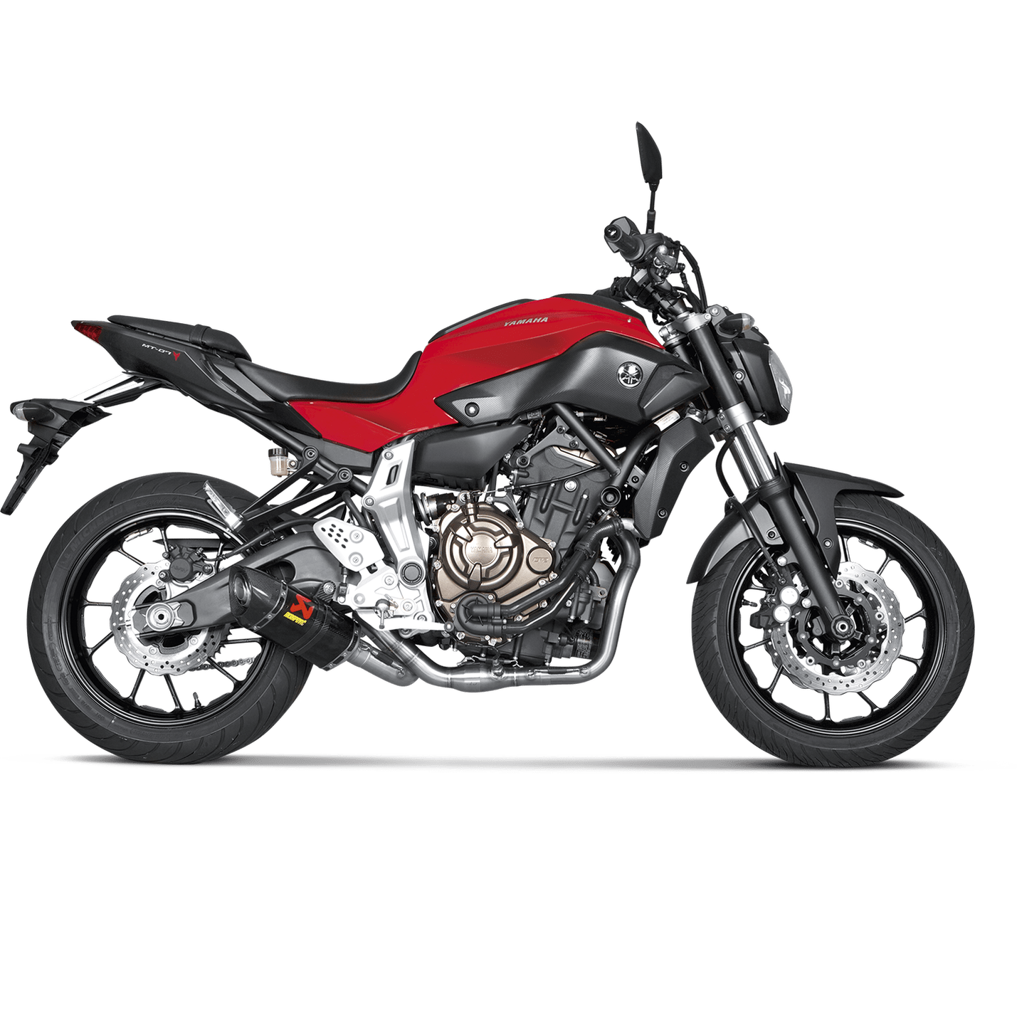LINEA DE ESCAPE AKRAPOVIC YAMAHA MT-07 / FZ-07 / R7 / XSR700 2014-2026 INOX RACING