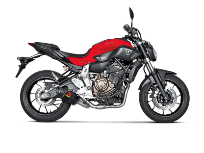 LINEA DE ESCAPE AKRAPOVIC YAMAHA MT-07 / FZ-07 / R7 / XSR700 2014-2024 INOX RACING