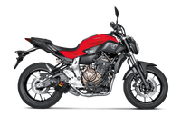 LINEA DE ESCAPE AKRAPOVIC YAMAHA MT-07 / FZ-07 / R7 / XSR700 2014-2024 INOX RACING