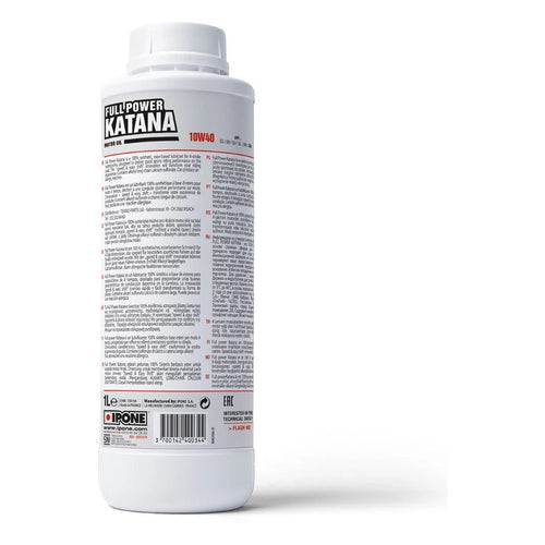 Aceite de Moto Ipone Full Power Katana 10W-40 - 1L – vista 2