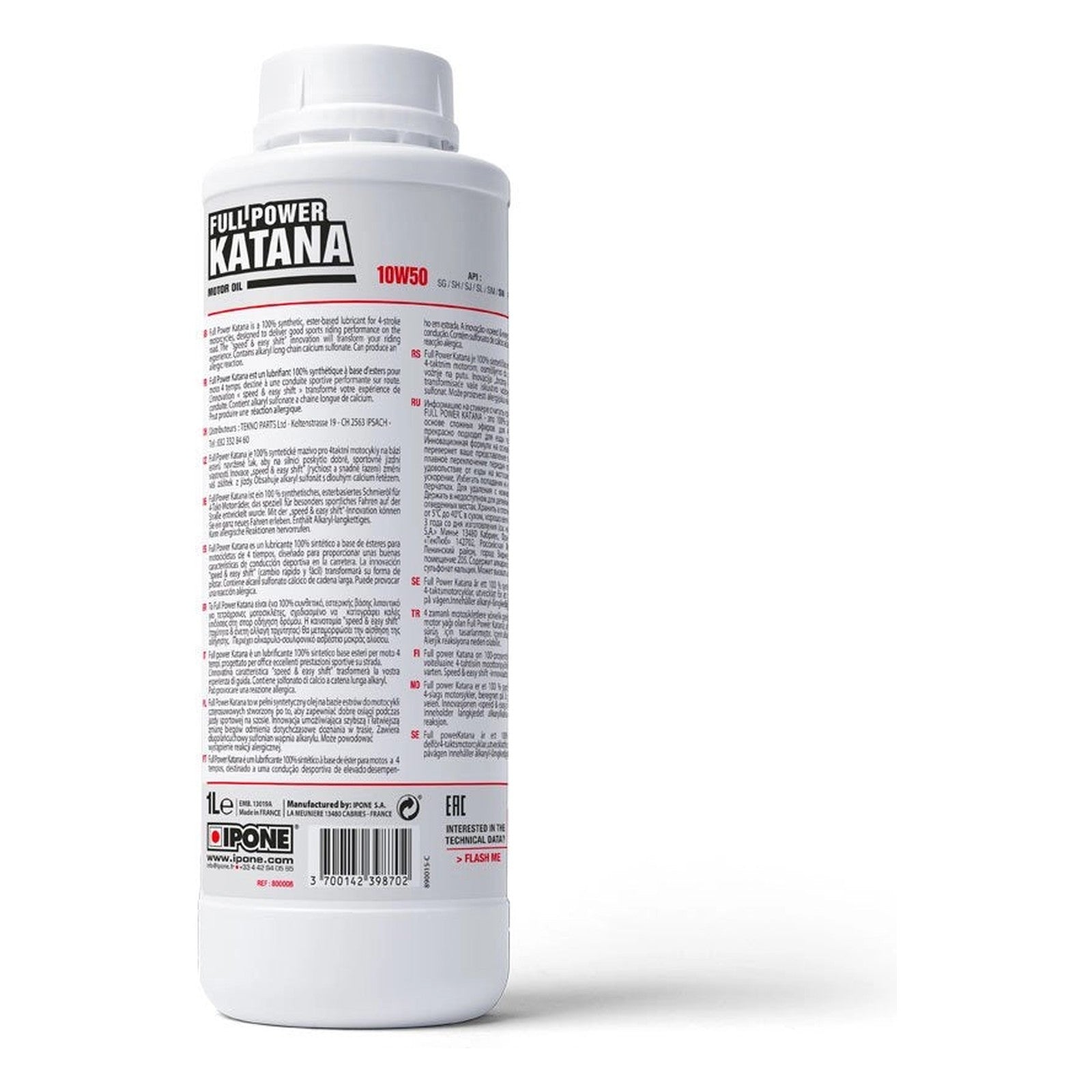 ACEITE DE MOTO IPONE FULL POWER KATANA 10W50 – 1L