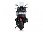 Escape slip-on Akrapovic titanio BMW C 400 X GT 2025 2026 vista lateral