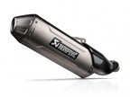 Sistema slip-on Akrapovic montado en Kawasaki KLE 500 2026