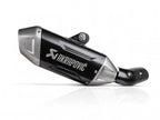 Escape Akrapovic Slip-On acero negro para BMW F 450 GS 2026 vista lateral