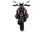 Sistema Slip-On Akrapovic homologado instalado R 1300 GS Adventure