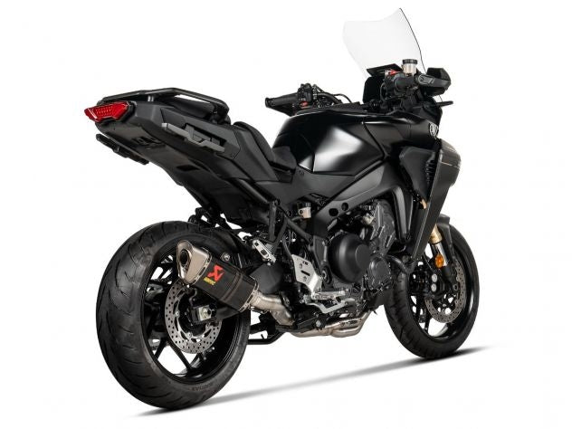 Silenciador Akrapovic carbono compatible maletas Yamaha Tracer 9