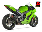Terminal escape Akrapovic fibra carbono tapa titanio ZX10R