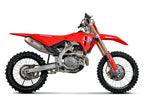 Sistema completo Evolution Line Akrapovic montado en Honda CRF 450 RX 2025