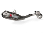 Silenciador titanio Akrapovic con superficie perfilada y logotipo láser CRF 450 R RX