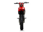 Escape completo Akrapovic Evolution Line titanio Honda CRF 450 R RX 2025 2026 vista lateral derecha