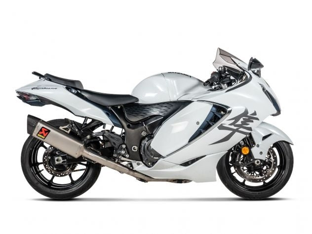 Sistema de escape Akrapovic S-S13R4-APLT titanio para Suzuki Hayabusa Euro 5 con segunda sonda lambda integrada