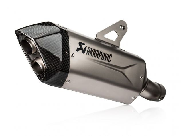 Escape Akrapovic Slip-On titanio homologado BMW R 1300 GS 2023-2025 vista lateral