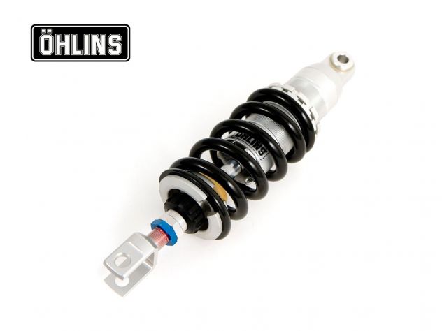 Amortiguador trasero Ohlins S46DR1L mono shock cuerpo 46mm para BMW R Nine T Scrambler Urban GS 2016-2020 con ajuste extensión y precarga micrométrica