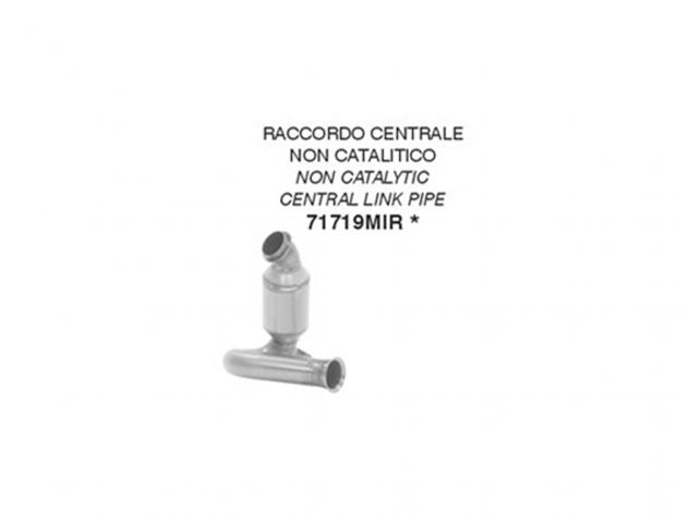 Colector central racing Arrow acero inoxidable KTM 890 Adventure 2025 sin catalizador