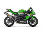 Escape completo Arrow titanio racing Kawasaki ZX-6R 636 2024-2026 terminal carbono