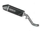 Escape Arrow racing carcasa aluminio anodizado estructura acero inoxidable Kawasaki KLE 500