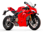 Escapes Arrow Works Titanio Racing Kit montados en Ducati Panigale V4 2018-2024