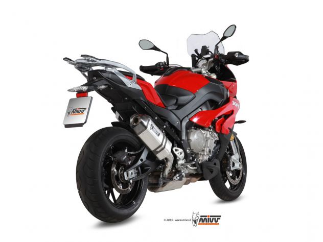 Silenciador Mivv Speed Edge instalado BMW S 1000 XR 2015-2019