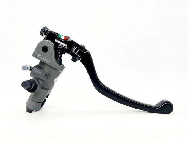 Bomba freno radial Brembo Racing 19 RCS ajustable con sistema excéntrico vista frontal