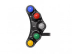 Botonera izquierda racing Jetprime BMW M 1000 RR montada en manillar