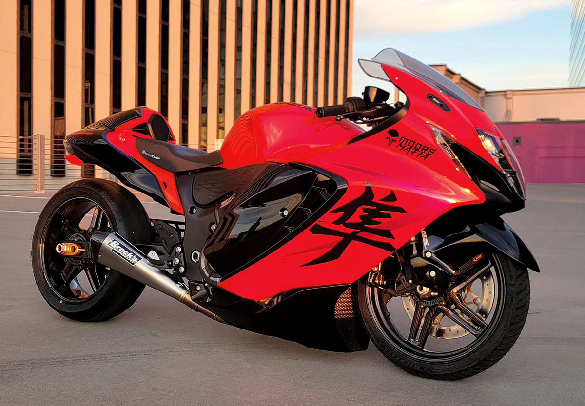 Escape Completo Brock's Performance CT Megaphone Titanio Suzuki Hayabusa 2022-2026