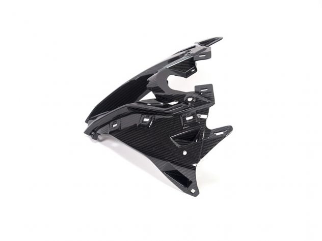 Conducto aire carbono Ilmberger S1000RR vista superior instalado