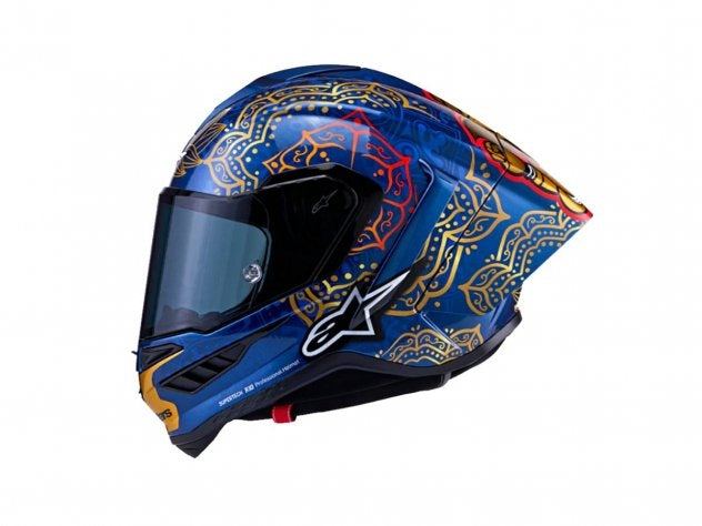 Sistema de ventilación 11 puertos casco Alpinestars Supertech R10 entradas mentonera y corona