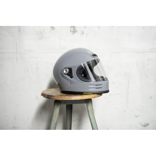 Casco Shoei Glamster 06 Azul vista superior ventilación frontal