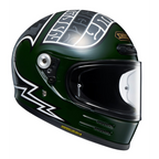 Casco Shoei Glamster 06 Heiwa Motorcycles TC4 vista trasera con extractores