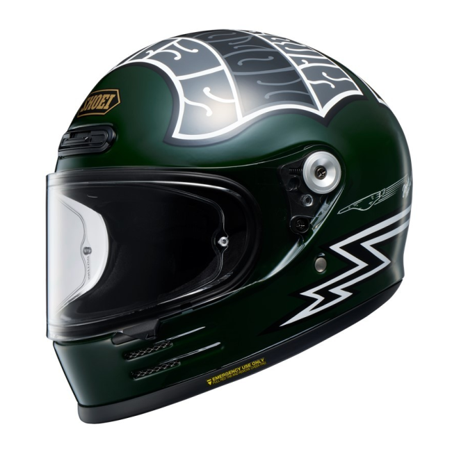Casco Shoei Glamster 06 Heiwa Motorcycles TC4 vista lateral derecha