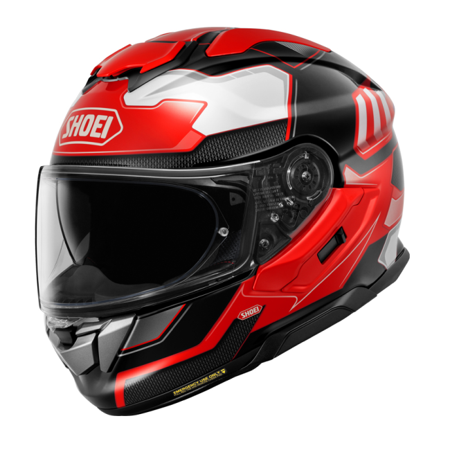 Casco Shoei GT-Air 3 Agility TC-1 vista lateral derecha diseño gráfico deportivo