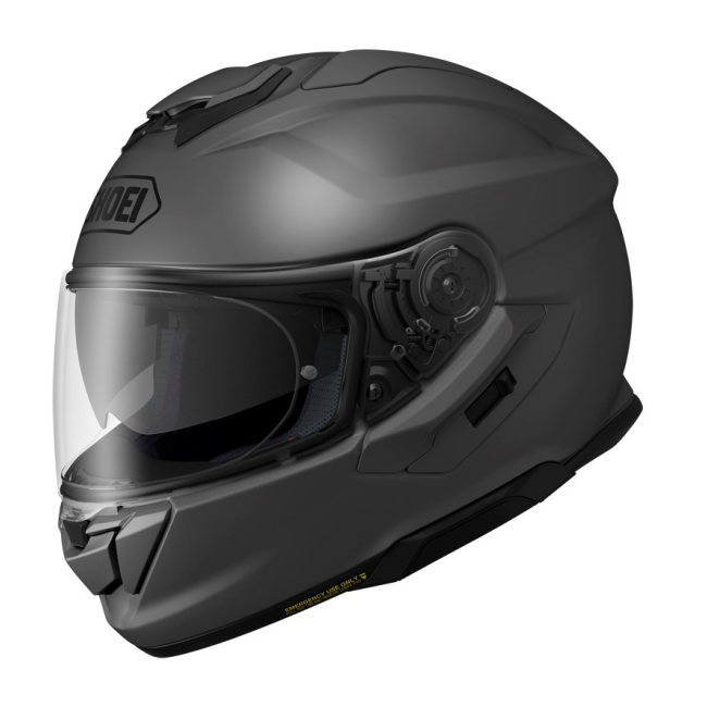 Casco Shoei GT-Air 3 Gris Mate vista lateral derecha