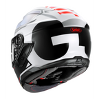 Casco Shoei GT-Air 3 Mike TC6 vista trasera sistema extractores ventilación