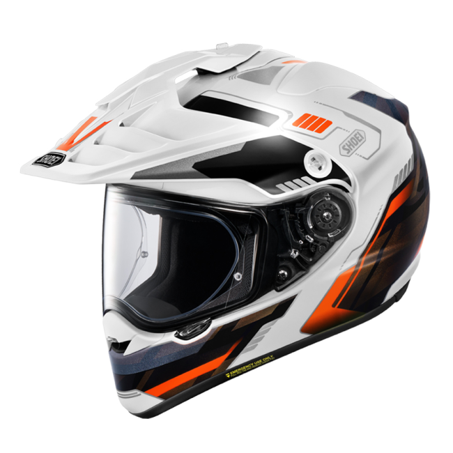 Casco Shoei Hornet ADV 06 Invigorate TC4 detalle mentonera ventilada sistema dual-flow