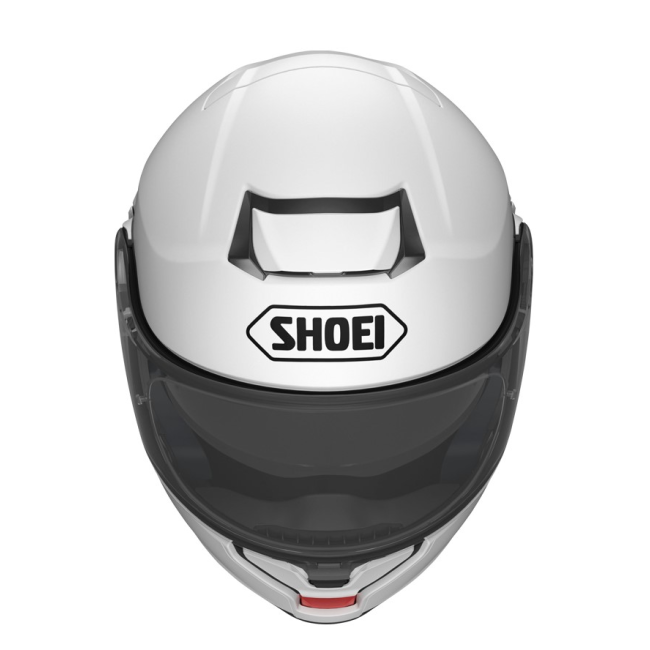 Casco modular Shoei Neotec 3 Blanco perfil izquierdo mostrando ventilaciones