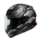Casco Shoei NXR 2 Capriccio TC1 vista interna con interior Max-Dry y retención QR-N
