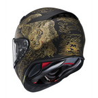 Casco Shoei NXR 2 Fearless TC5 vista trasera mostrando extractores de ventilación