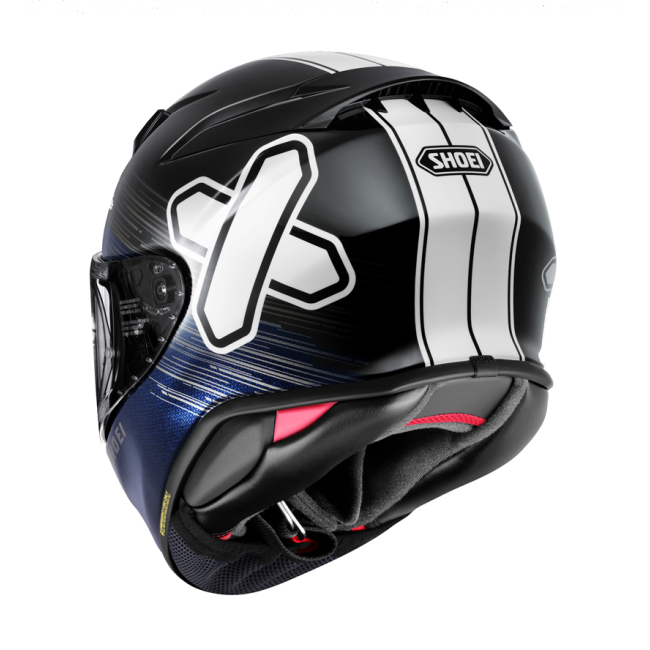 Casco integral Shoei NXR 2 Ideograph TC5 vista trasera extractores aire