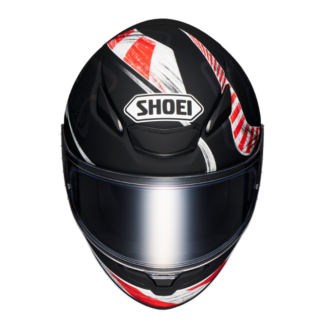 Casco integral Shoei NXR 2 Knee Down TC5 vista frontal completa