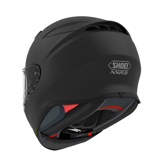 Casco Shoei NXR 2 Negro Mate vista lateral derecha