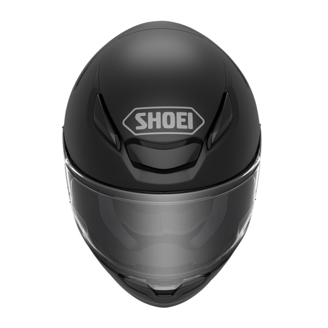 Casco Shoei NXR 2 Negro Mate vista frontal completa