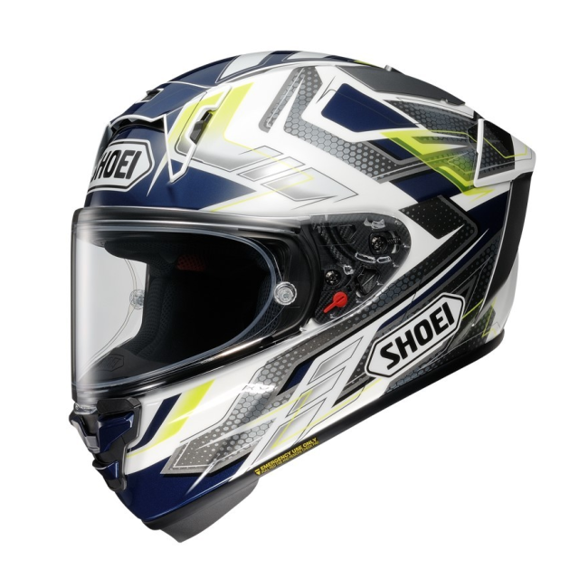 Casco Shoei X-SPR Pro Escalate TC2 variante gráfica alternativa