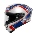 Casco Shoei X-SPR Pro Gardner TC2 vista lateral derecha diseño replica Wayne Gardner