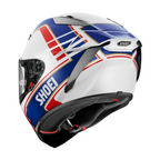 Casco integral Shoei X-SPR Pro Gardner detalle gráfica campeón 500cc TC2