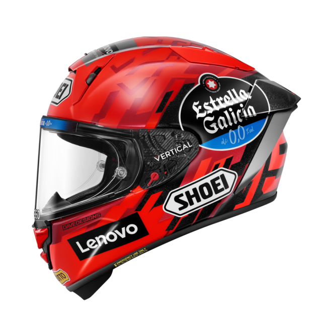 Casco Shoei X-SPR Pro Marquez 9 TC1 vista superior entradas aire ajustables MotoGP