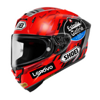 Casco Shoei X-SPR Pro Marquez 9 TC1 vista lateral derecha réplica oficial Marc Márquez