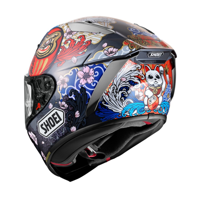 Casco integral Shoei X-SPR Pro Marquez Motegi 5 vista frontal sistema ventilación