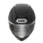 Casco Shoei X-SPR Pro Negro Mate vista frontal mostrando tomas de ventilación superior
